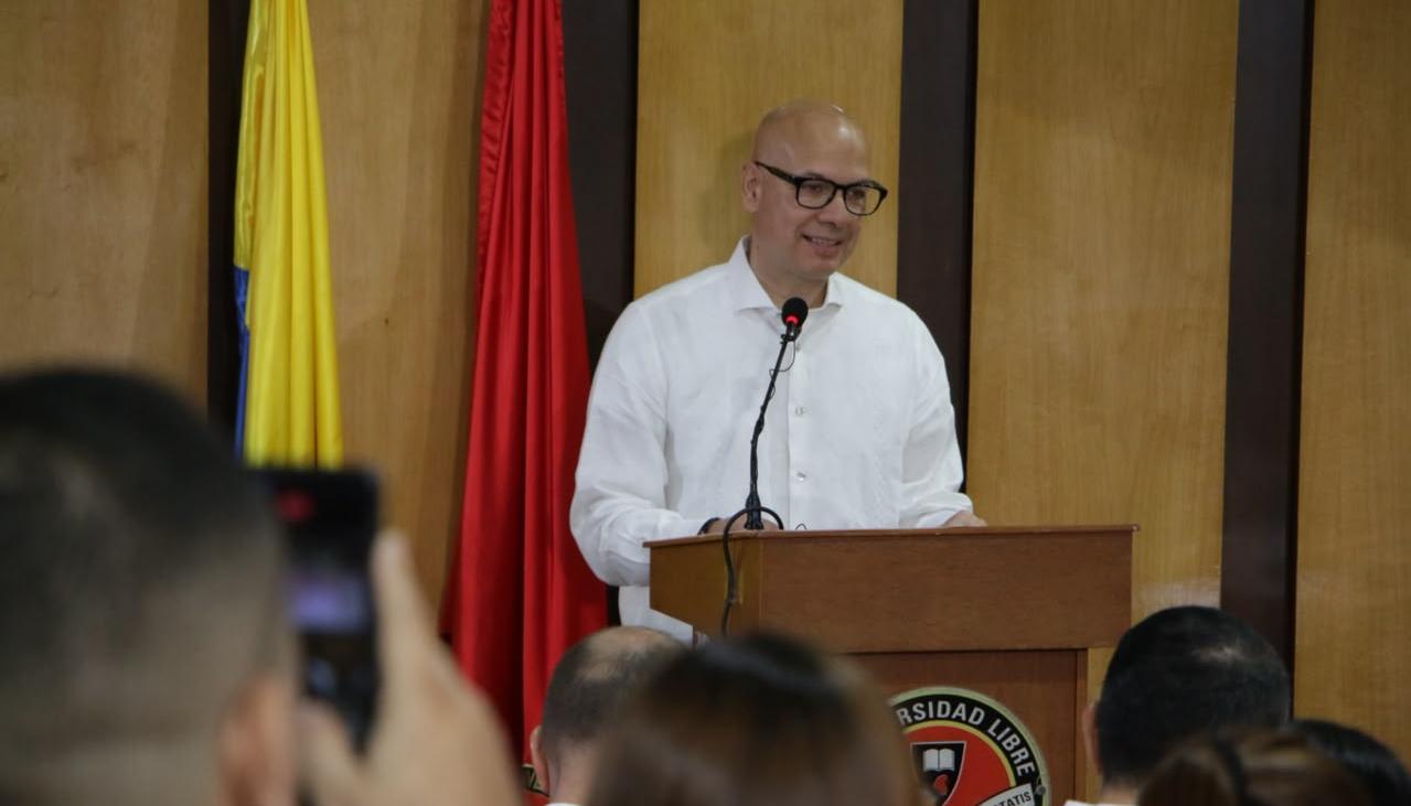 El magistrado Iván Mauricio Lenis, presidente de la Corte Suprema.