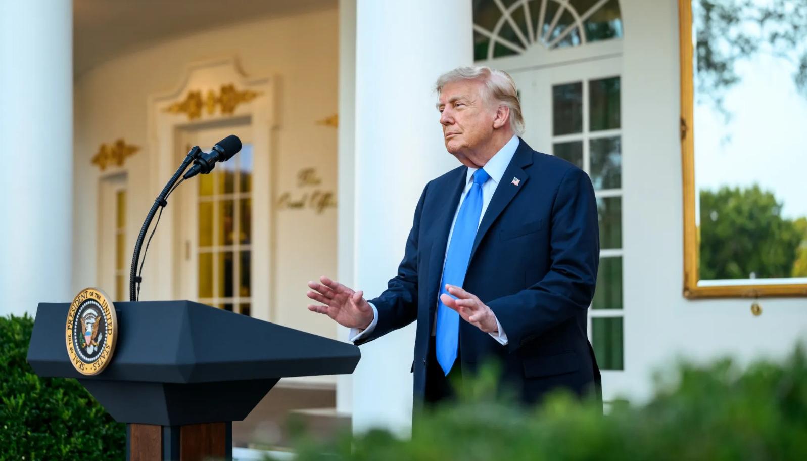 El presidente de Estados Unidos, Donald Trump.