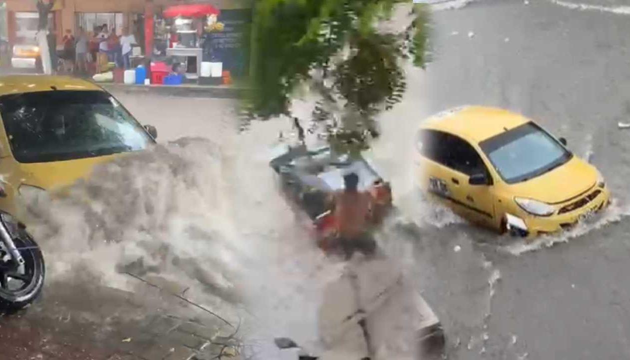 Emergencia por arroyo en el centro.