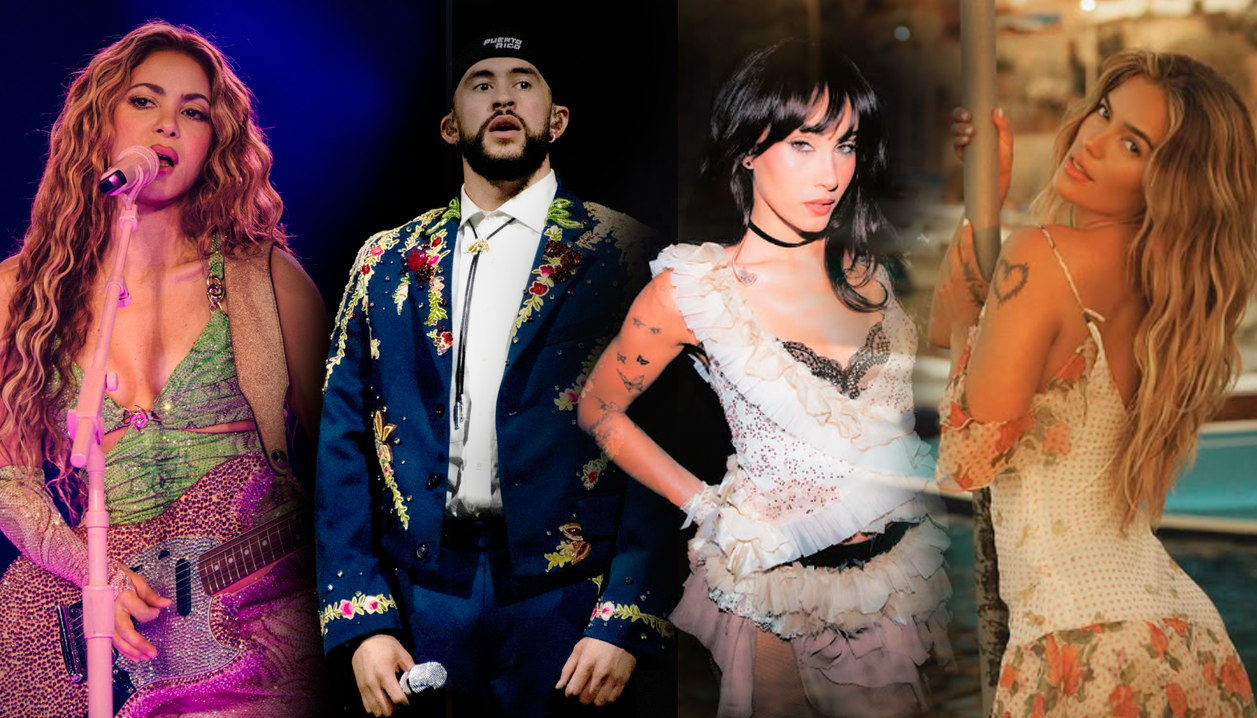 Shakira, Bad Bunny, Aitana y Karol G