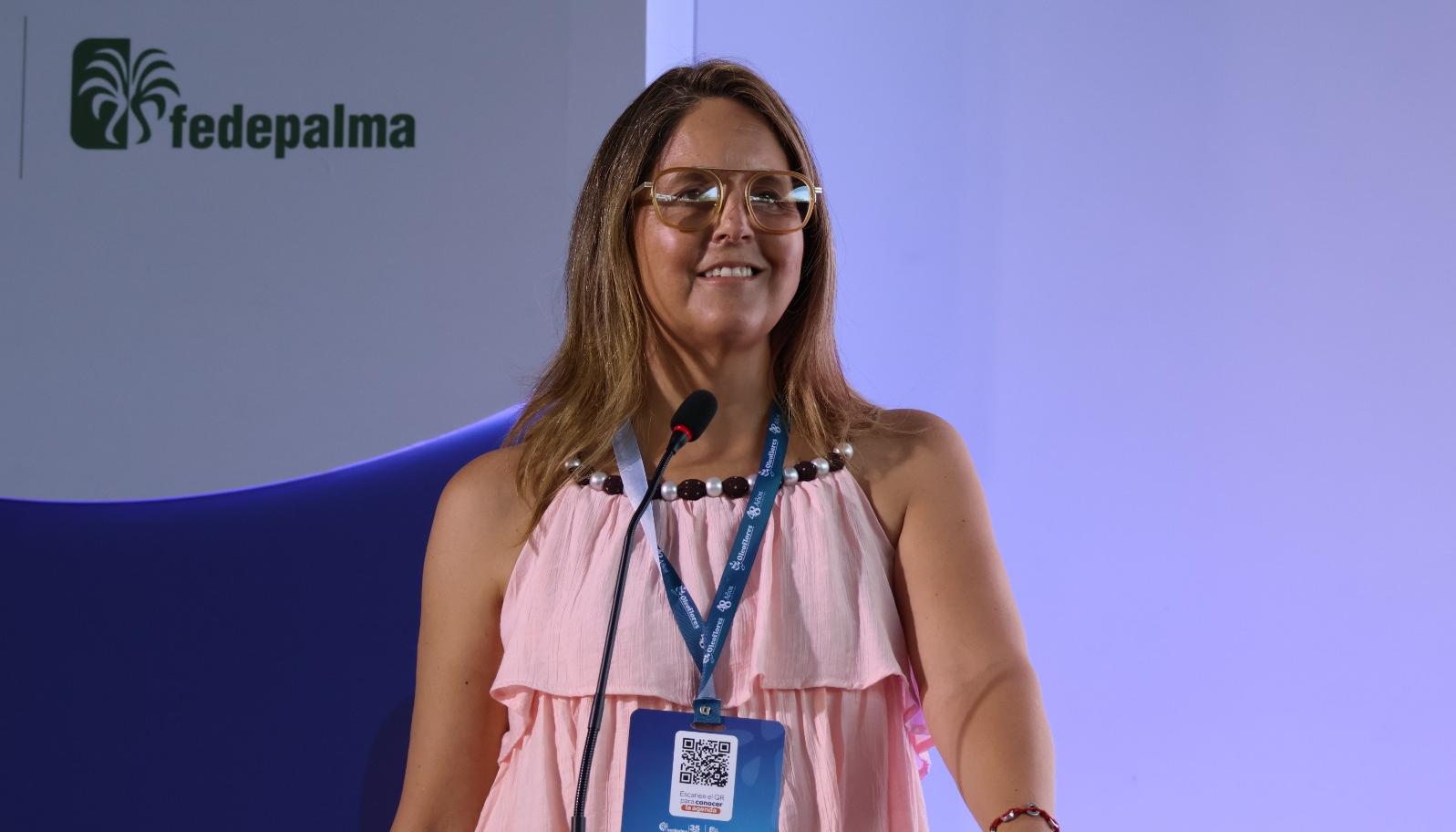 Catalina Convers, presidenta de la Junta Directiva de Cenipalma. 