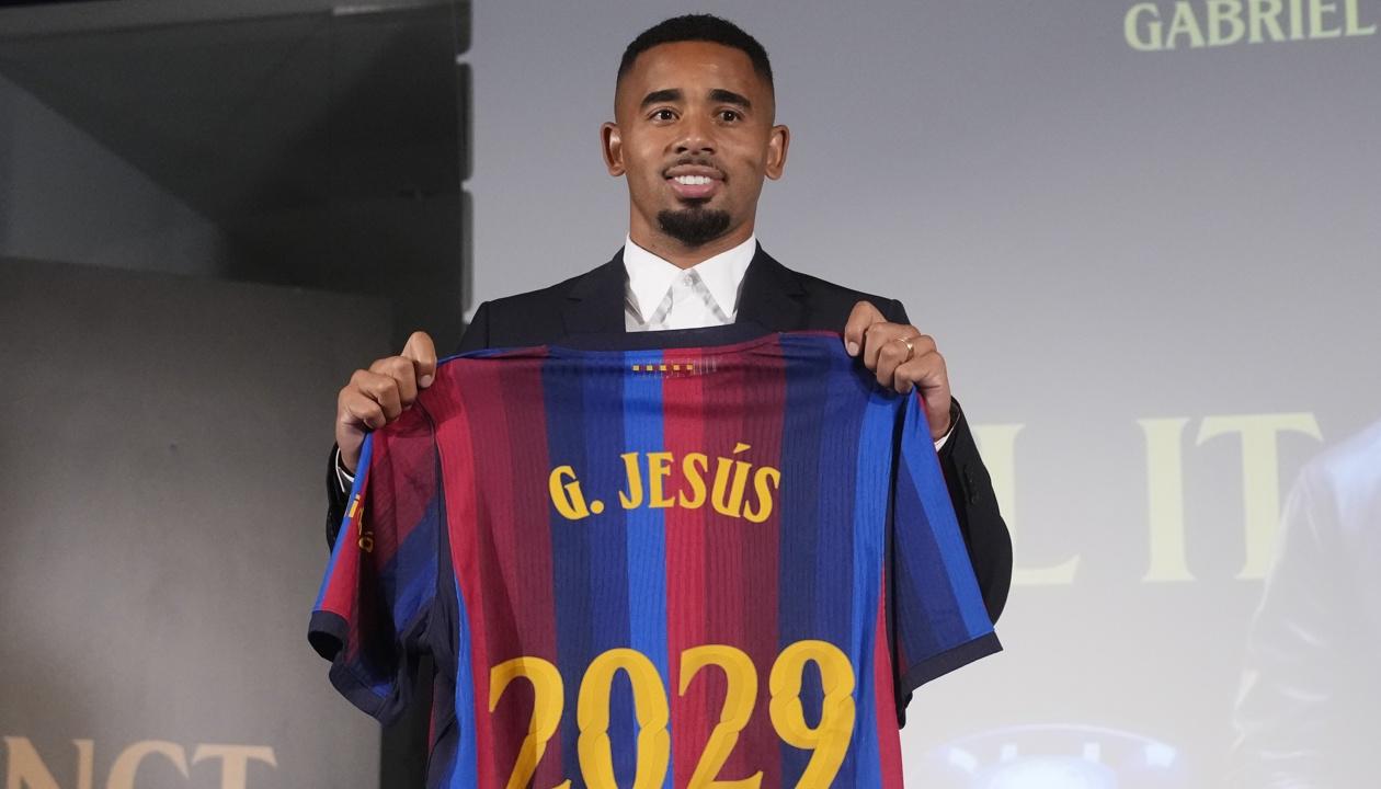 El delantero brasileño Gabriel Jesús.