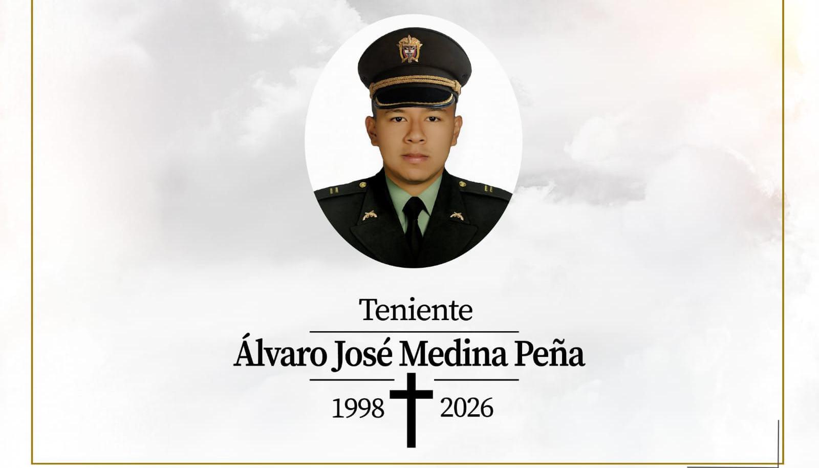 Teniente Álvaro José Medina Peña. 