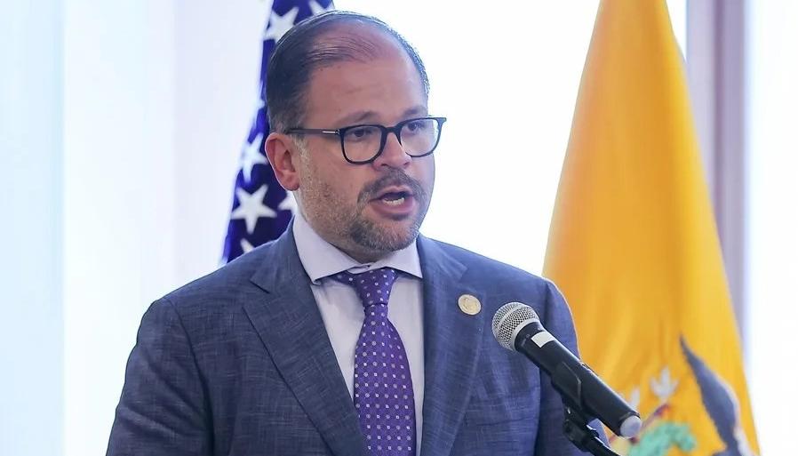 John Reimberg, ministro del Interior de Ecuador.