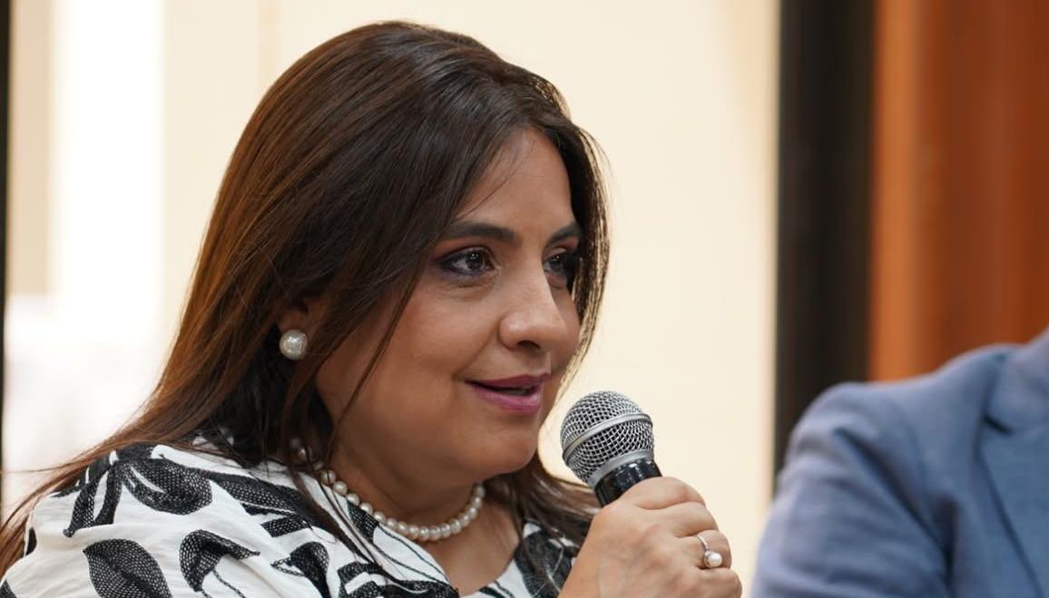 La magistrada Paola Meneses, presidenta de la Corte Constitucional.