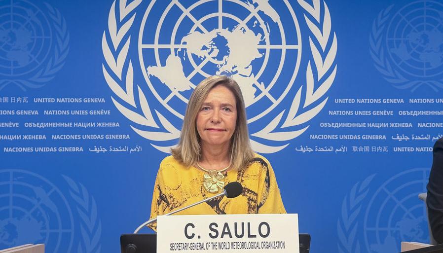 La secretaria general de la Organización Meteorológica Mundial (OMM), Celeste Saulo.