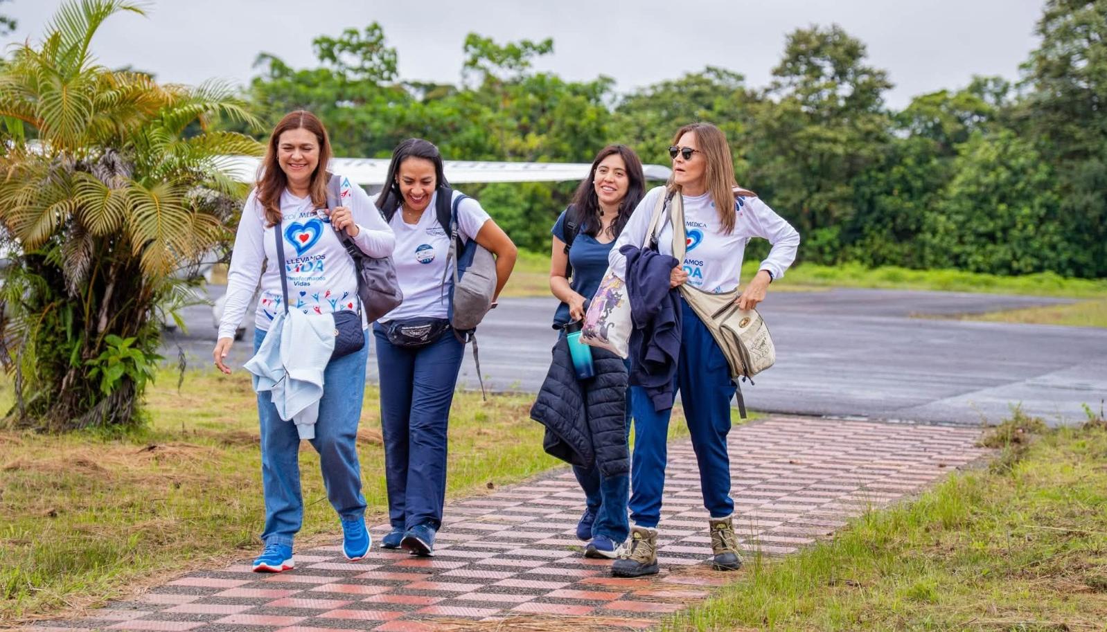 Las mujeres que perdieron la vida en el accidente.