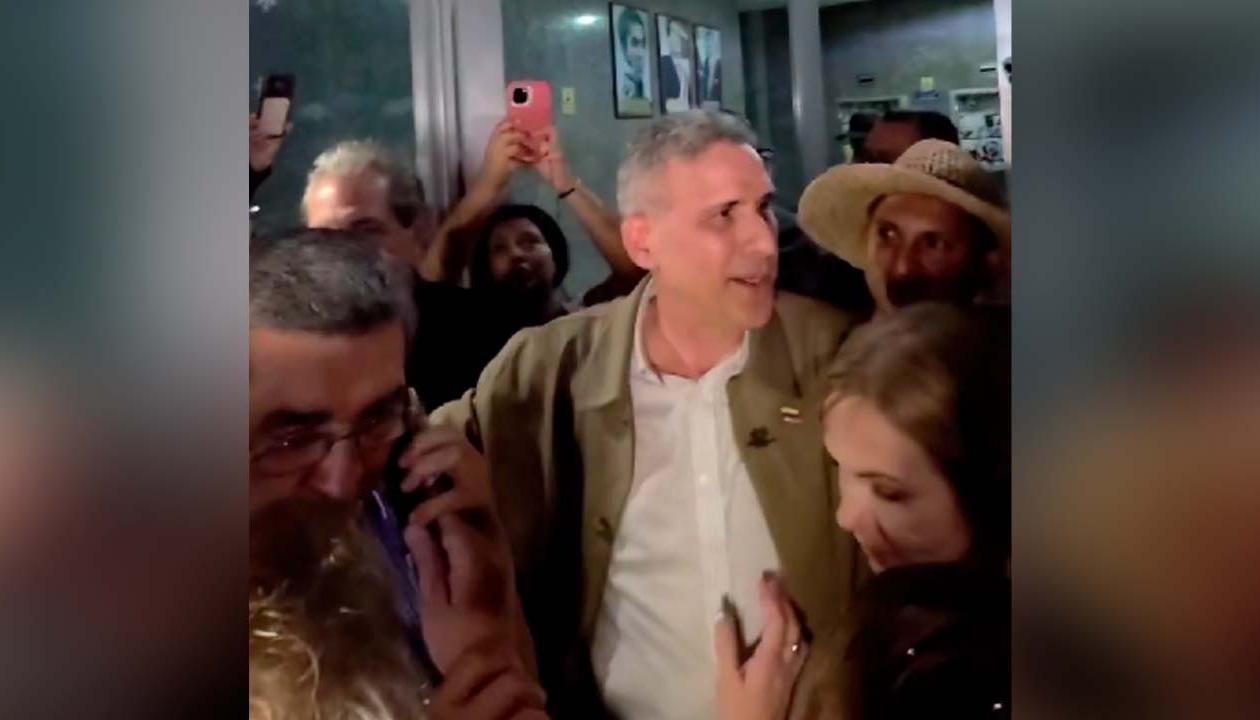 Liberación del exalcalde Javier Oropeza.