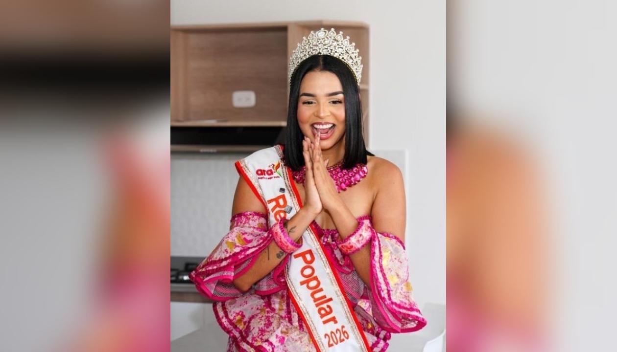 Liseth Vega, reina Popular 2026.