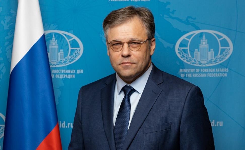 Embajador especial del Ministerio de Exteriores de Rusia, Rodión Miroshnik.