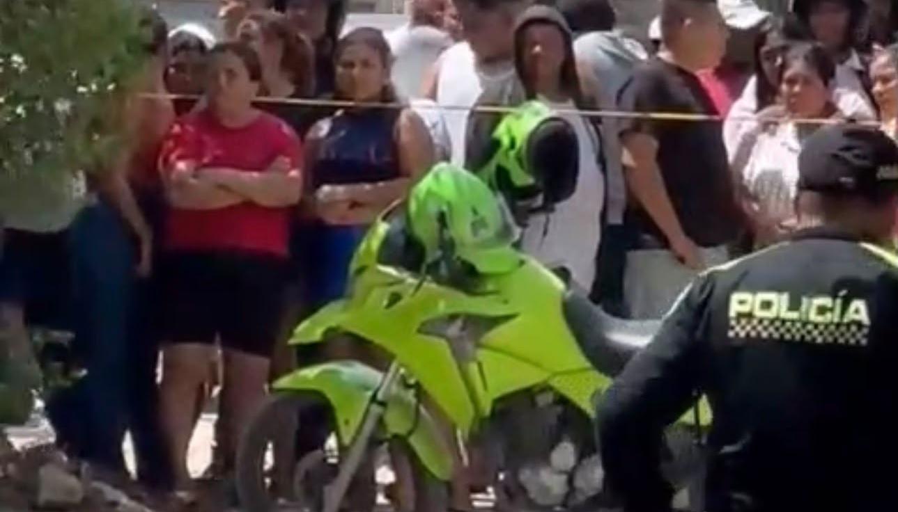 Momento del atentado