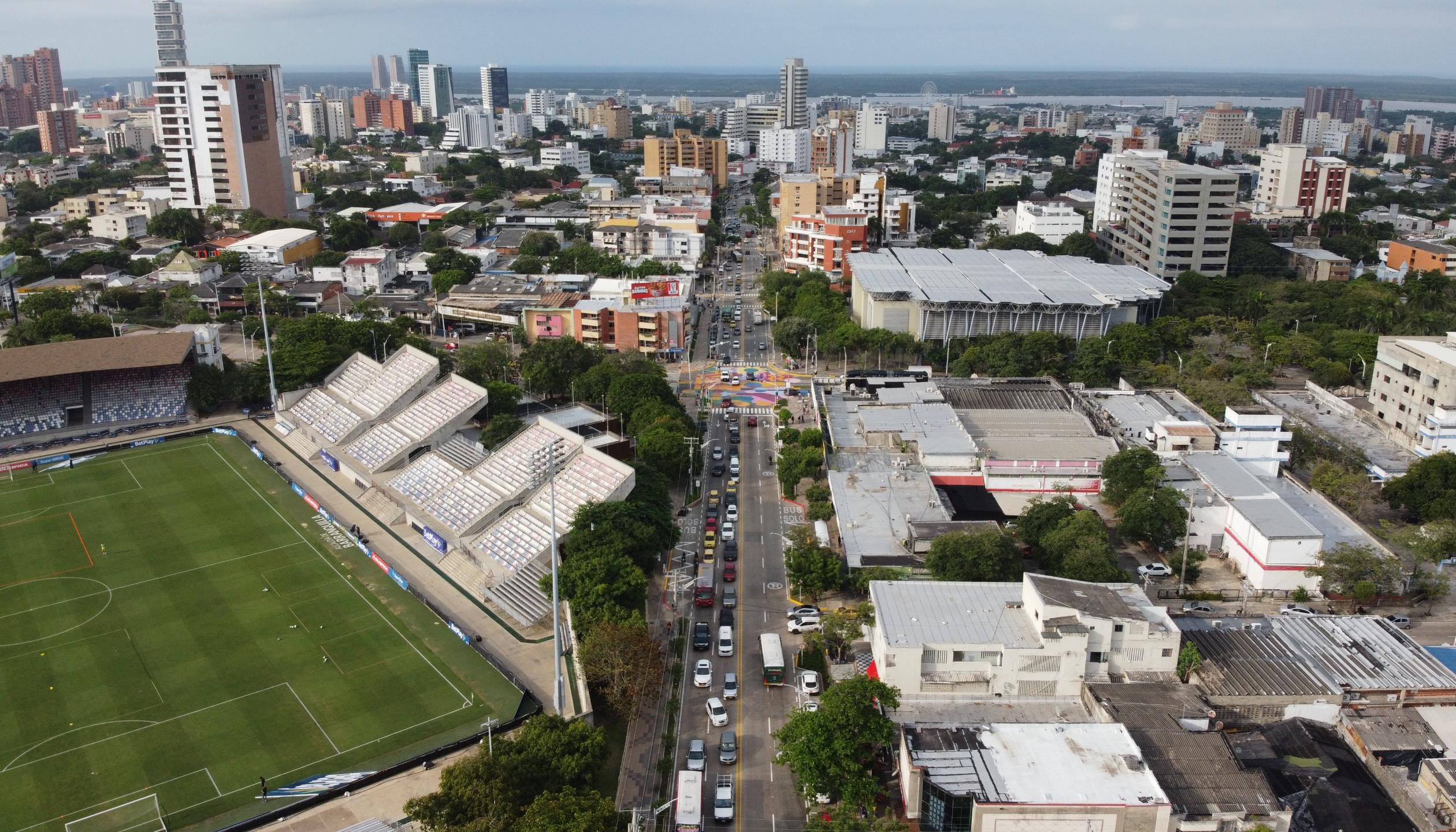 Panorámica de la calle 72 entre 46 y 44