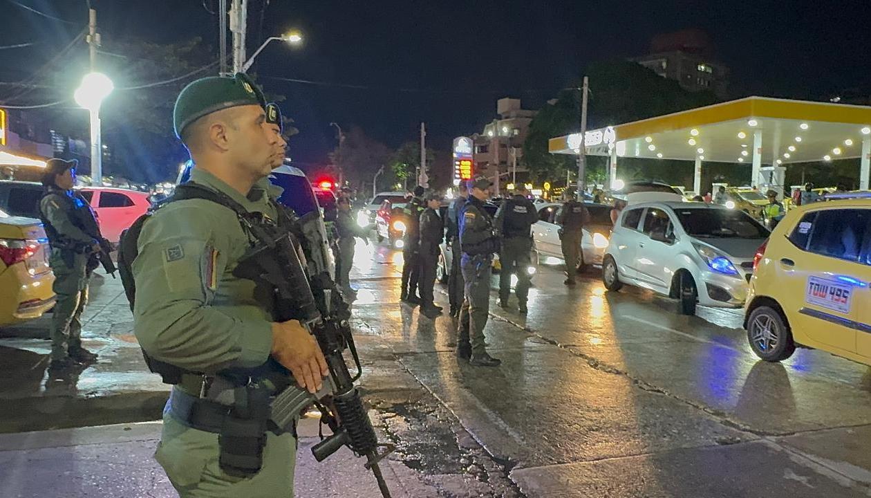 Patrullajes de la Policía Nacional en Barranquilla por Amor y Amistad