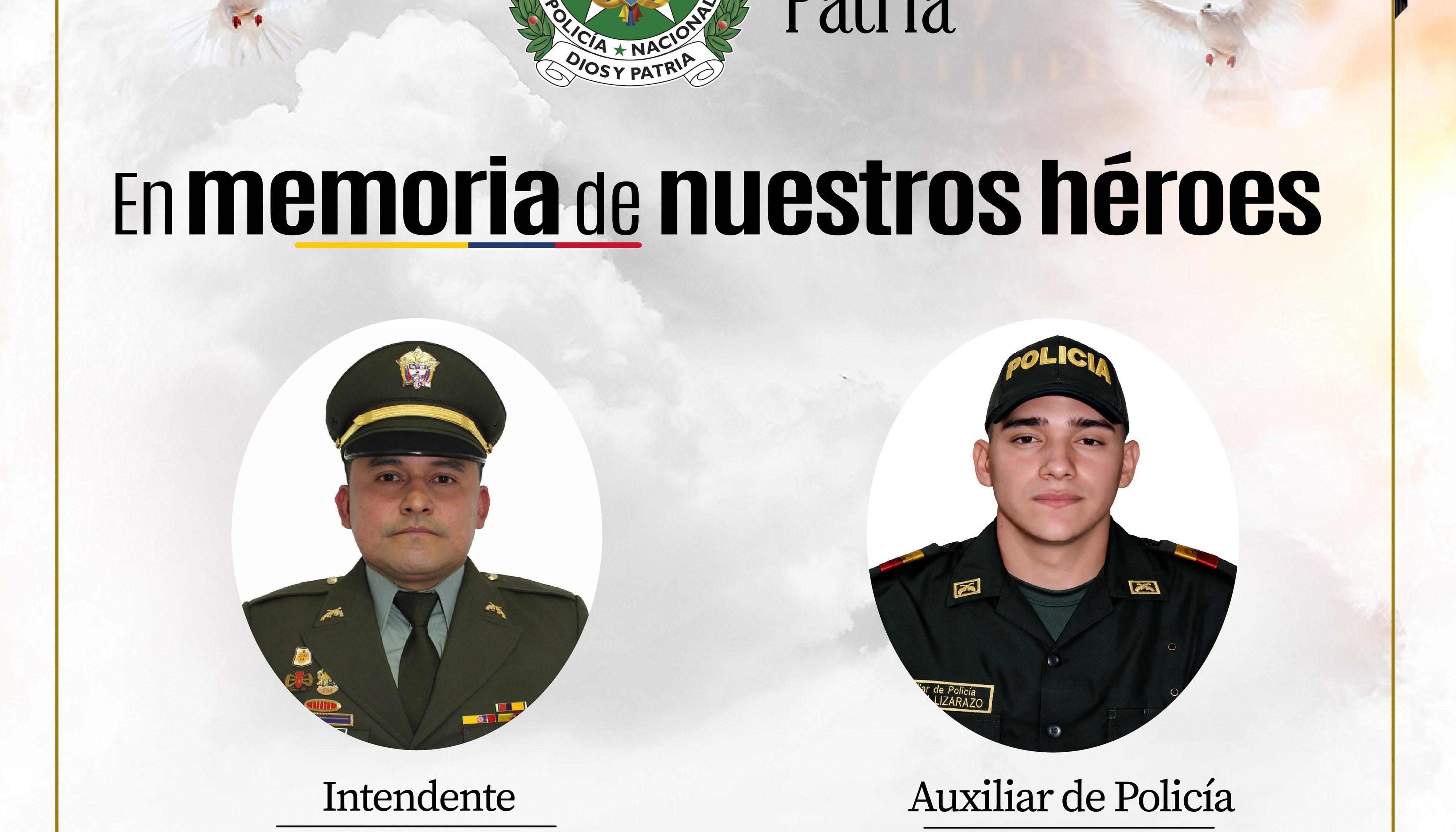Policías asesinados en Ábrego.