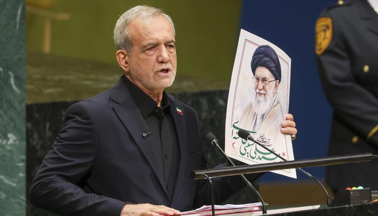El presidente de Irán, Masoud Pezeshkian.