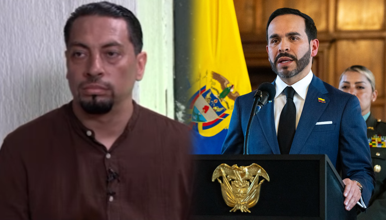 David Murcia Guzmán y el Presidente Abelardo De La Espriella.