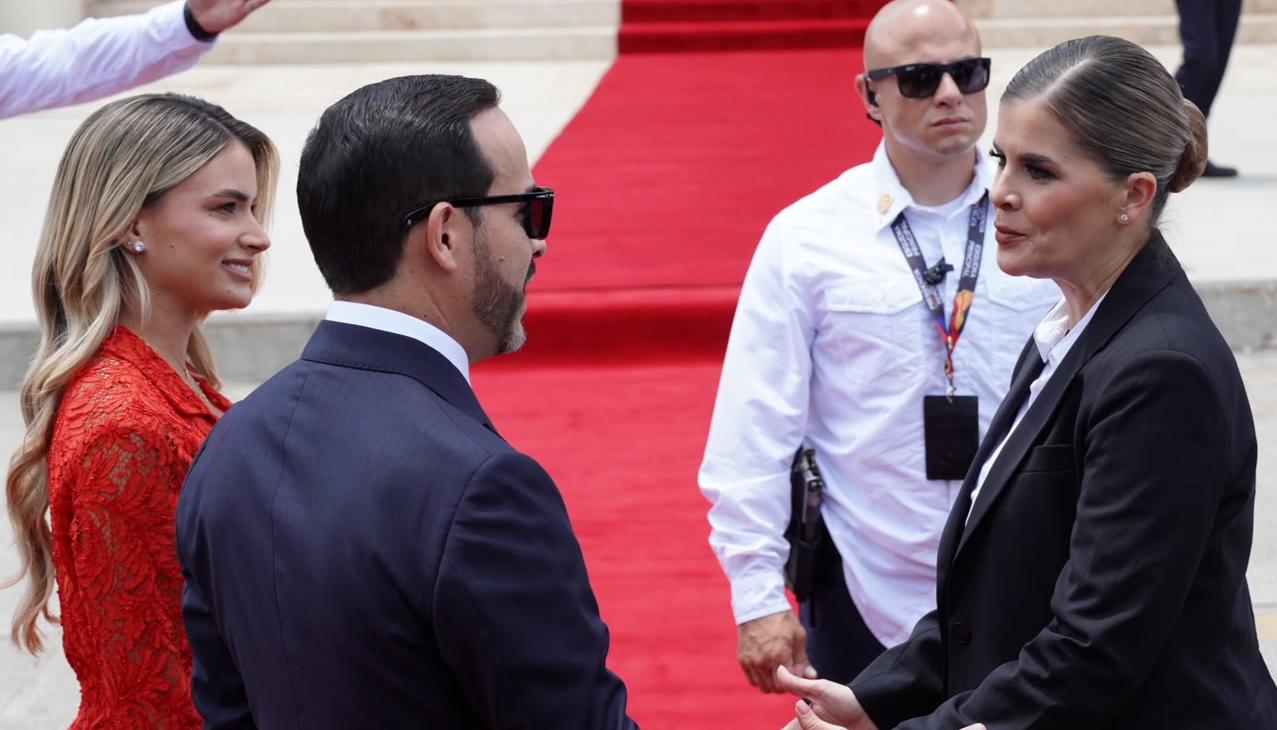 Presidente Abelardo De La Espriella y la presidenta de Costa Rica, Laura Fernández.