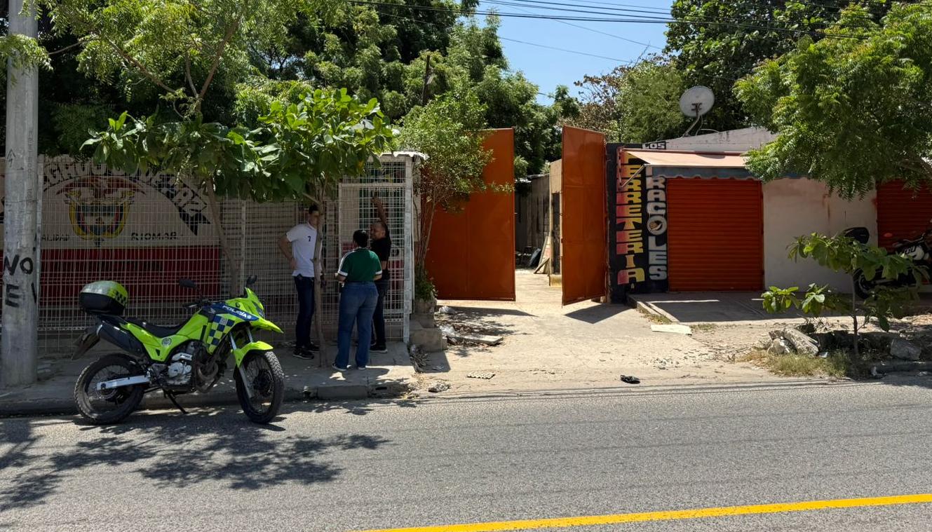 Bodega donde se registró el robo. 