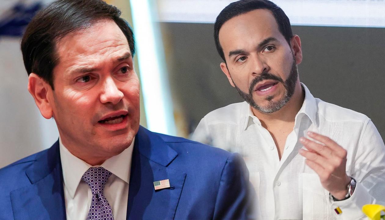 El secretario de Estado de EE.UU., Marco Rubio, y el Presidente Abelardo De La Espriella.
