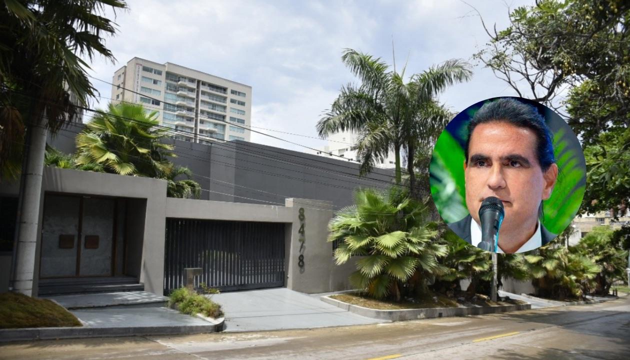 Alex Saab y su mansión en el norte de Barranquilla.