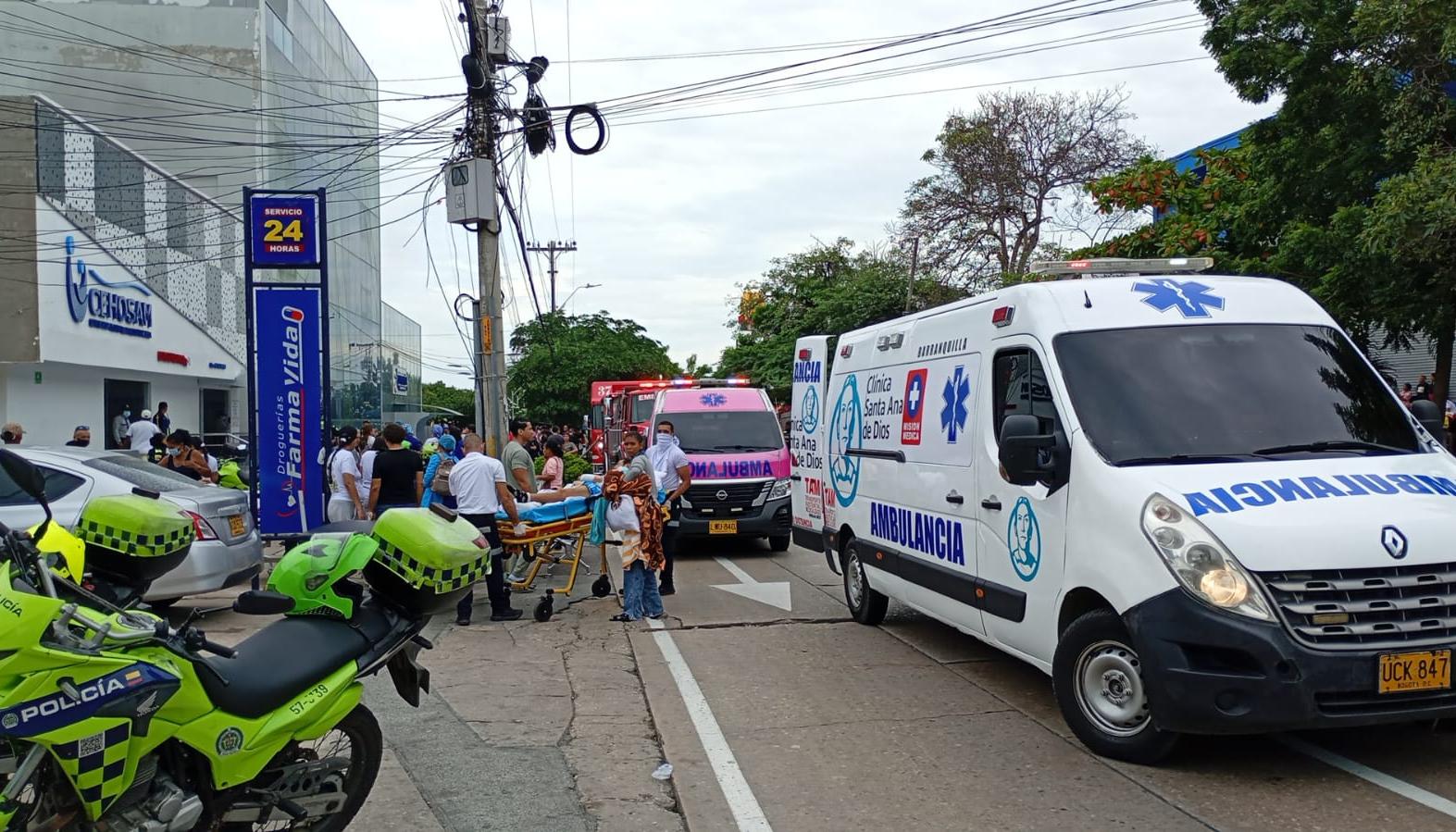 Imagen de la emergencia.