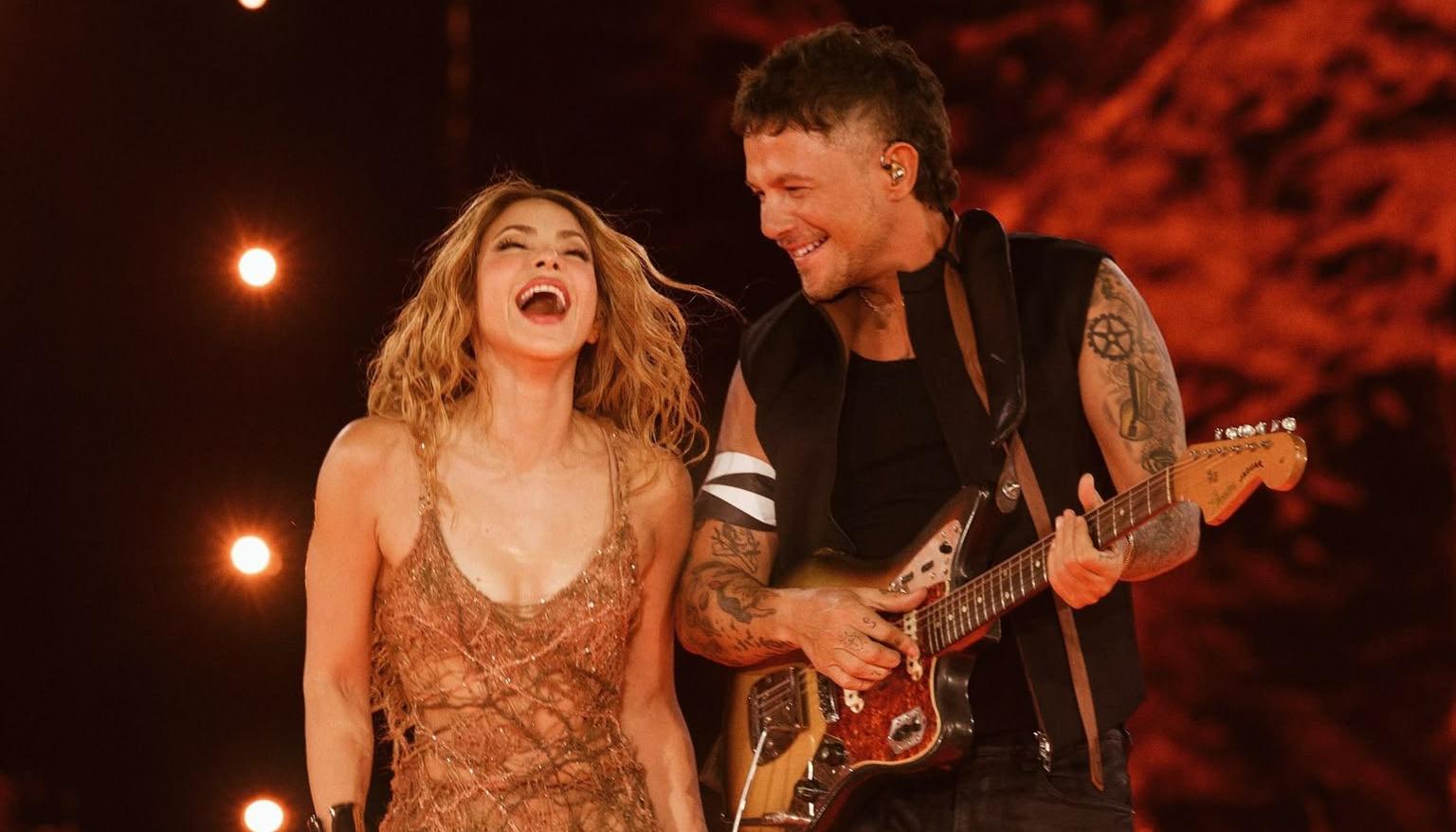 Shakira y Alejandro Sanz.