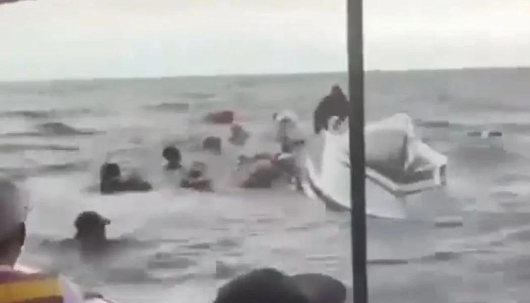 Los turistas afectados.