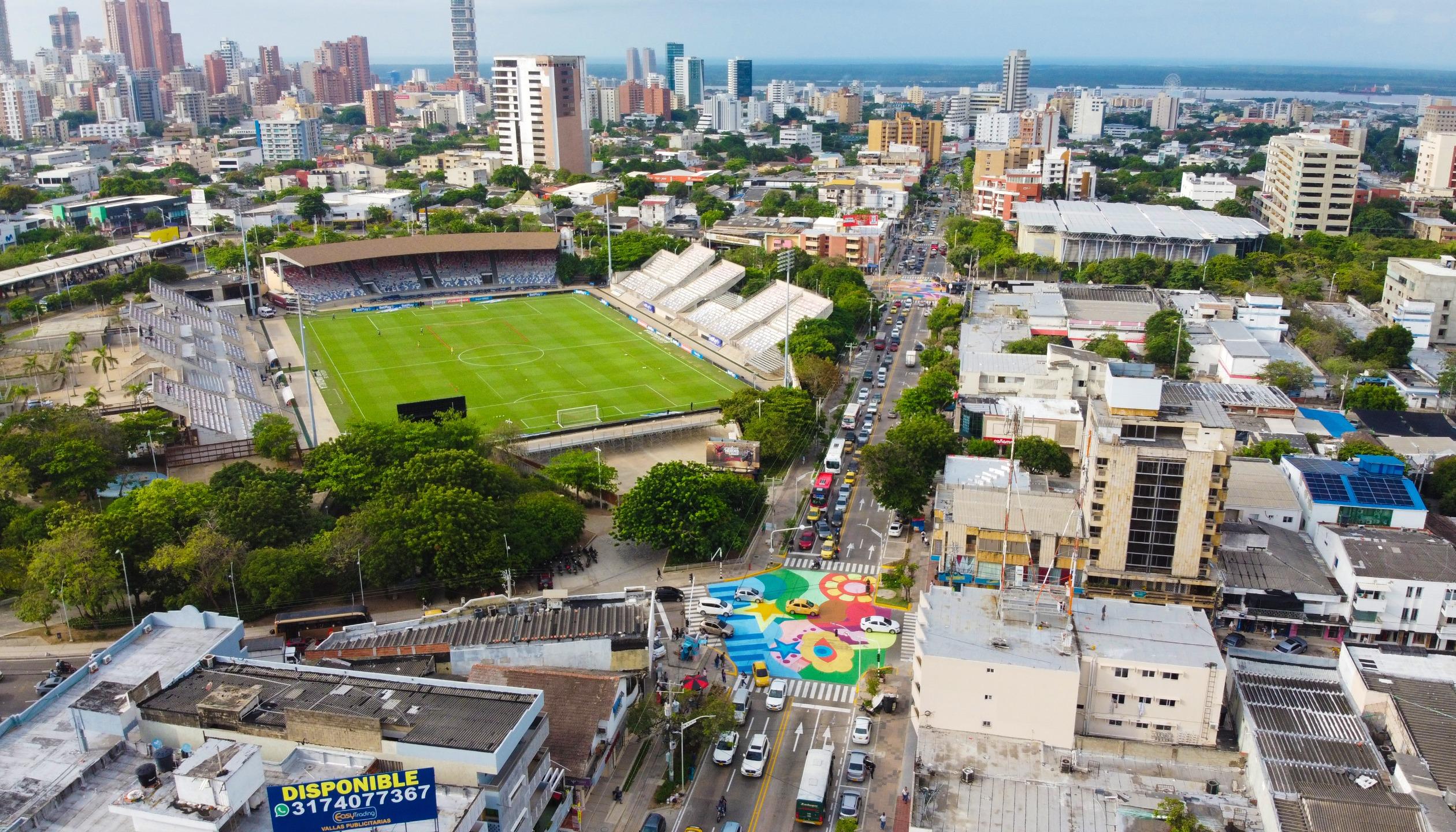 Una vista aérea a la transformación de la Avenida Shakira 