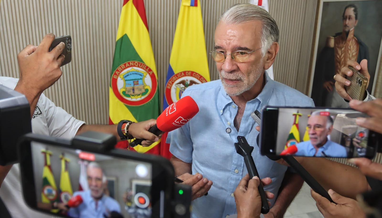Eduardo Verano, gobernador del Atlántico. 