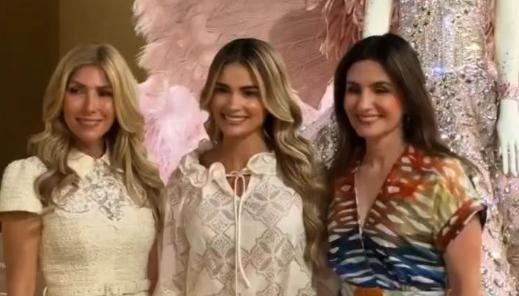 Jeanette Rubio, esposa de Marco Rubio ; Ana Lucía Pineda, primera dama de la nación y Katia Nule, primera dama de Barranquilla.