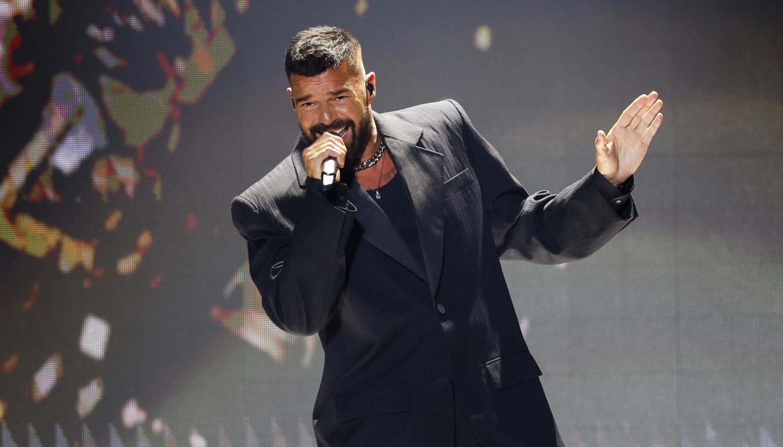 El cantante puertorriqueño Ricky Martin.