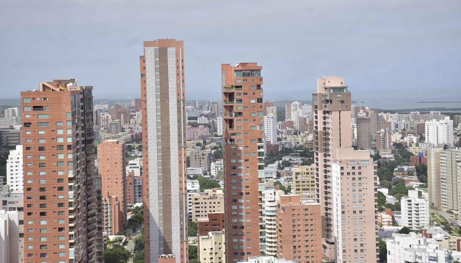 Vista panorámica de Barranquilla. 