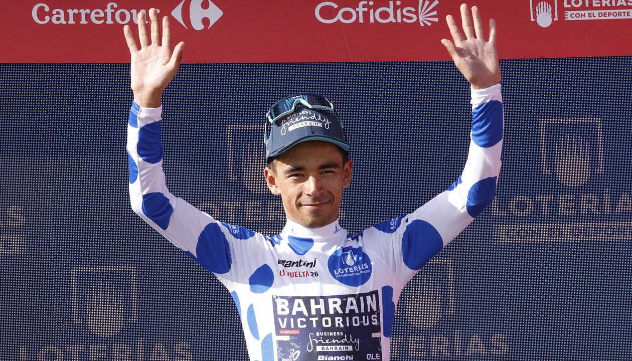 El colombiano Santiago Buitrago, líder de la montaña de la Vuelta a España. 