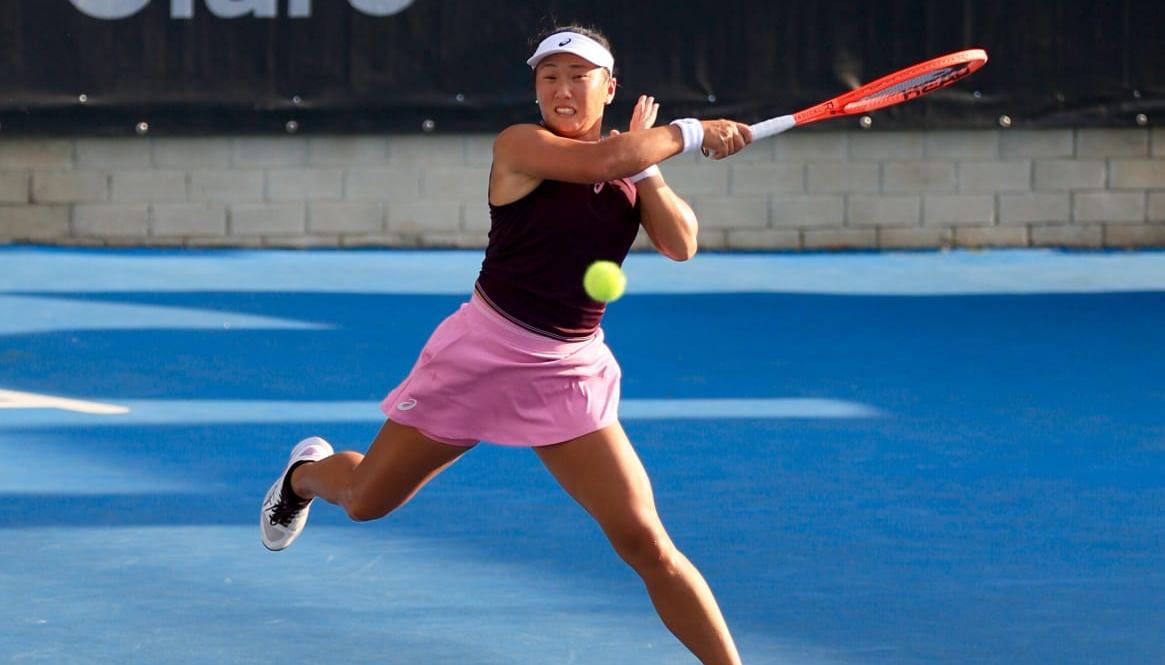 La estadounidense Claire Liu durante la final contra Anna Blinkova.