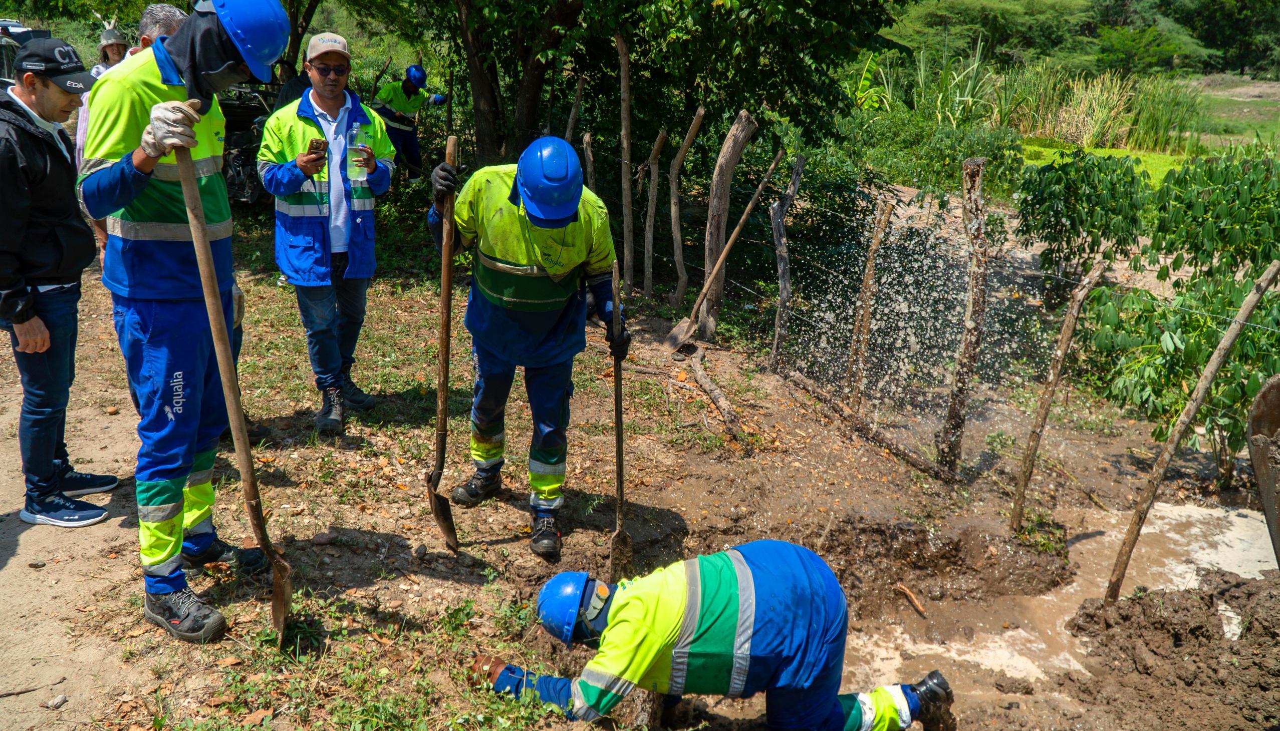 Operativos contra las conexiones ilegales de agua. 