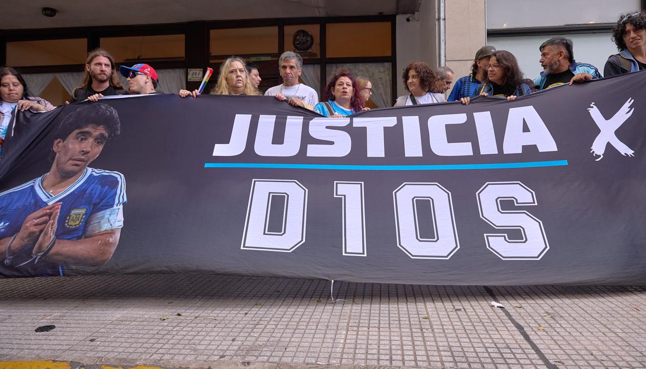El juicio por la muerte de Maradona se inició el pasado 14 de abril.