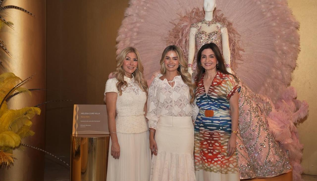 Jeanette Rubio, esposa de Marco Rubio ; Ana Lucía Pineda, primera dama de la nación y Katia Nule, primera dama de Barranquilla.