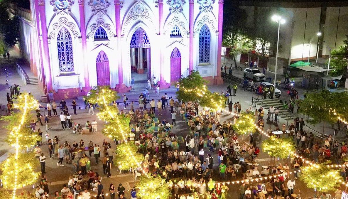 Plaza de San Nicolás en 'Noches de Centro'.