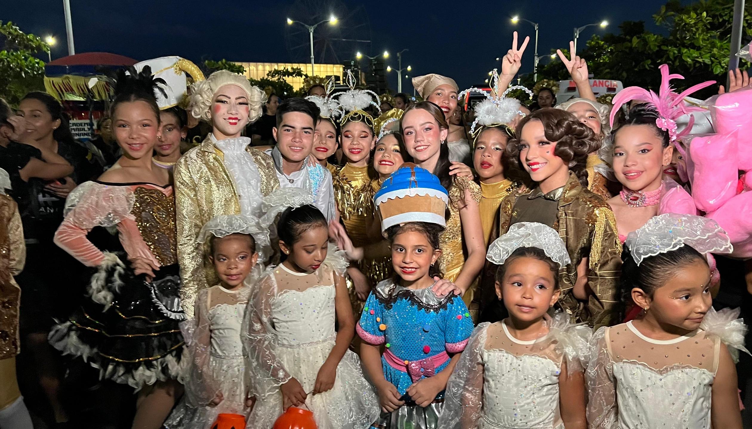 En el desfile de Cantores Killeros cualquier niño puede ir disfrazado. 