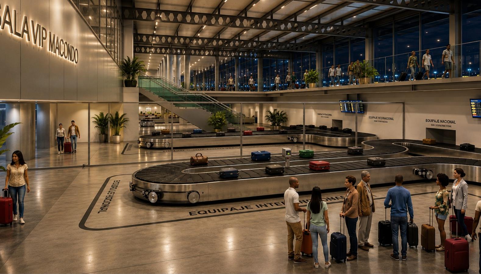 Render del aeropuerto Ernesto Cortissoz. 