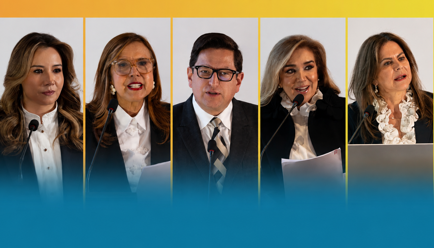 Magistrados elegidos en la Corte Suprema de Justicia. 