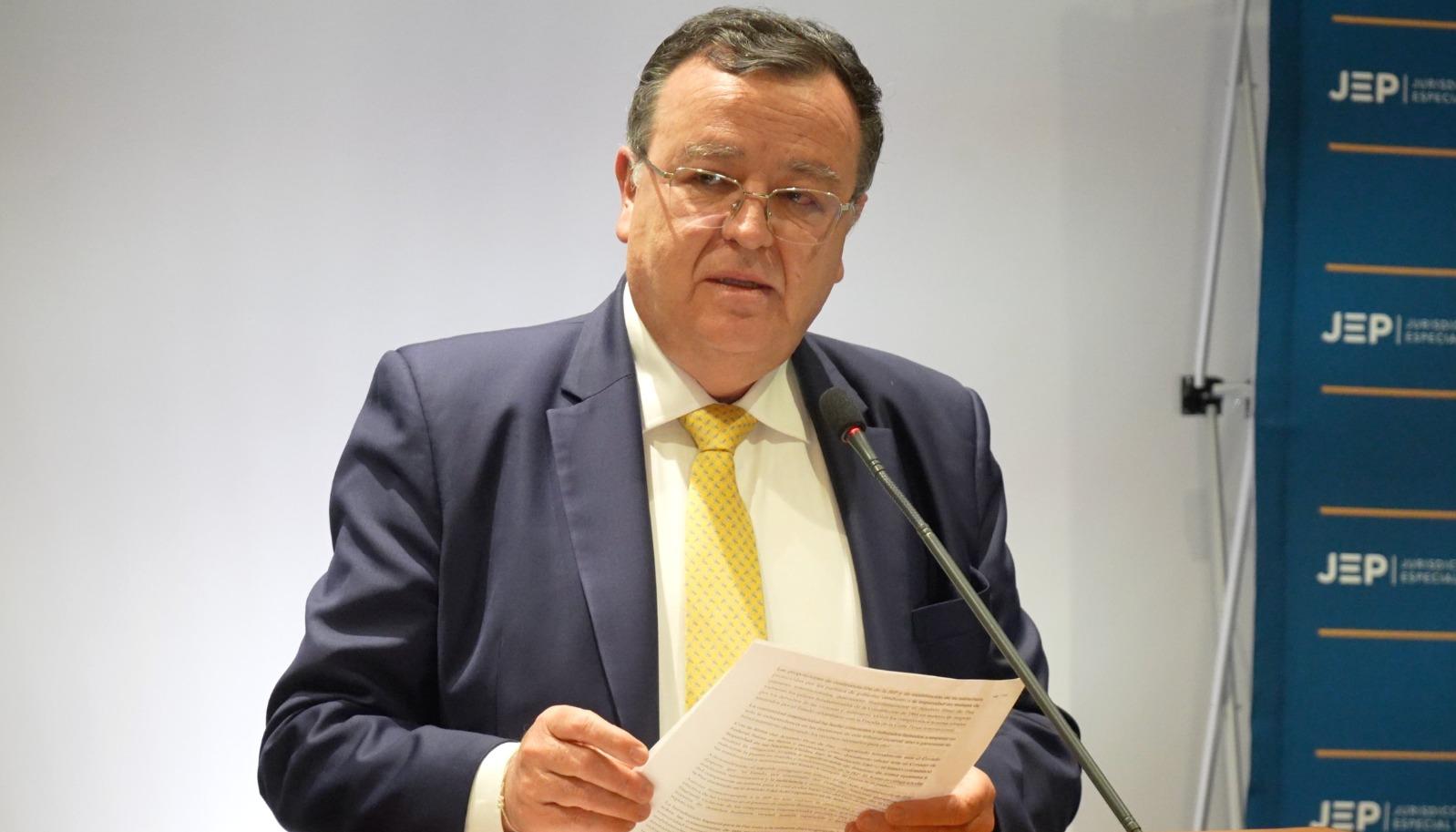 Alejandro Ramelli, presidente de la Jurisdicción Especial para la Paz (JEP).