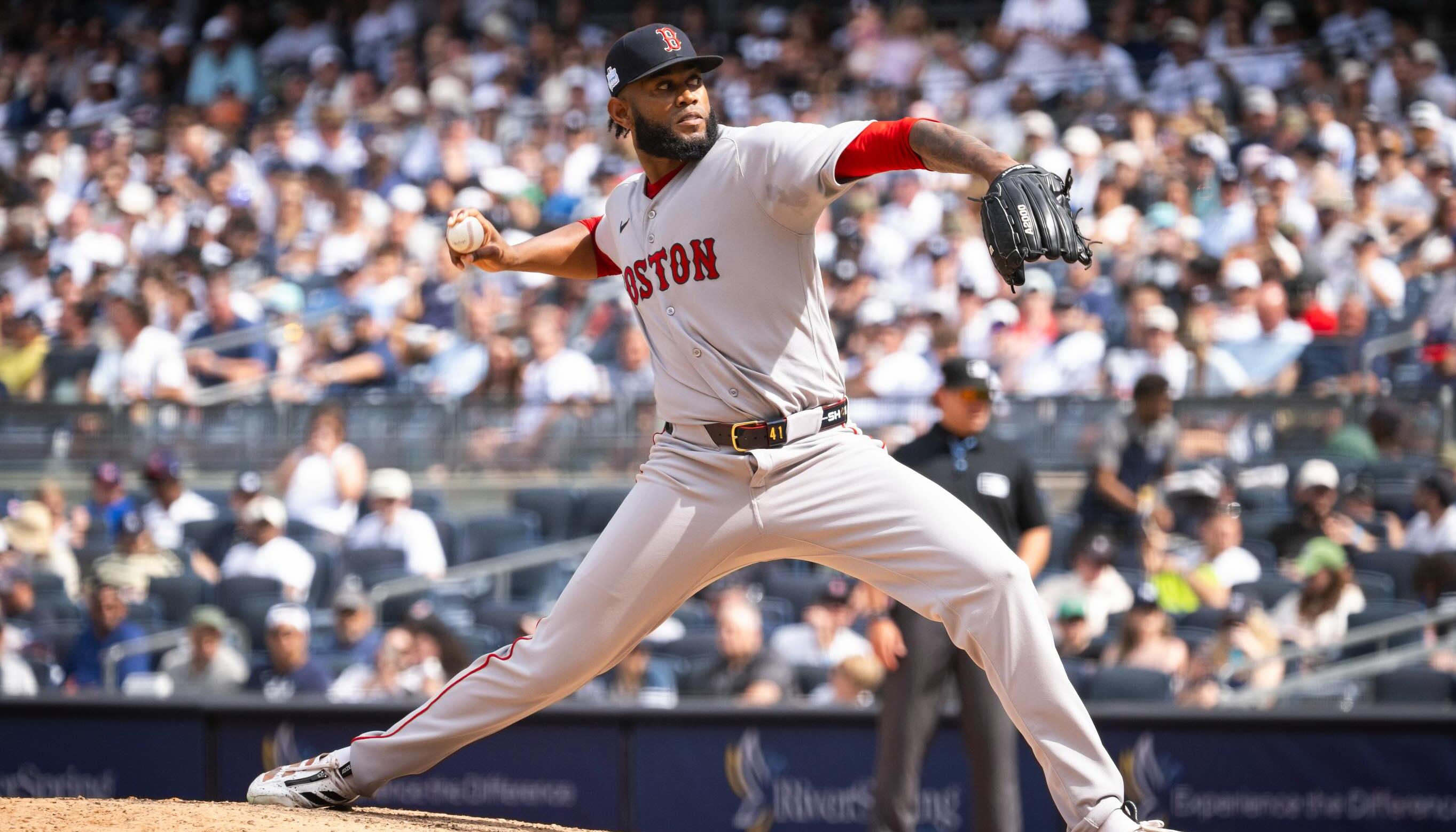 Tyron Guerrero, lanzador de los Medias Rojas de Boston.