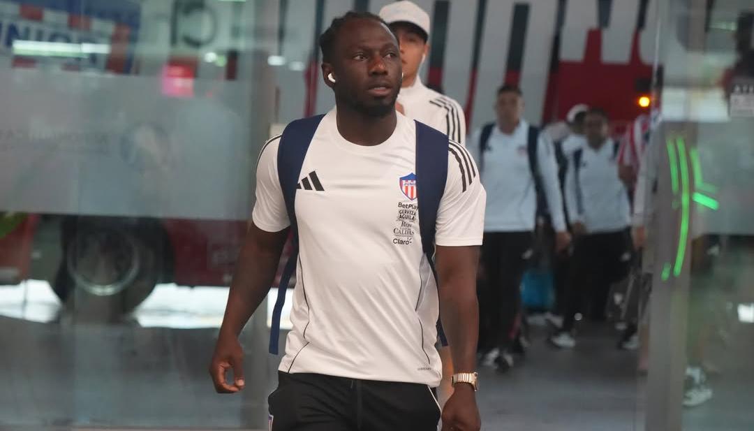 Yimmi Chará reapareció con Junior en el partido contra Fortaleza.