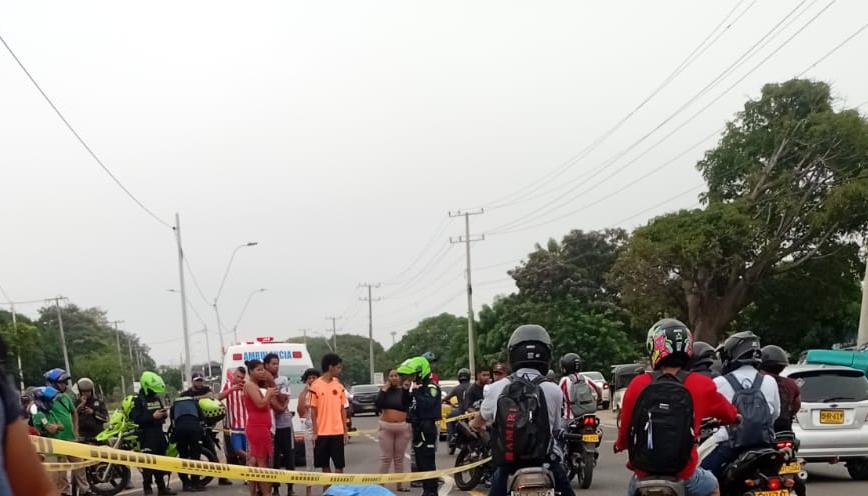 El peatón murió en el lugar del accidente. 