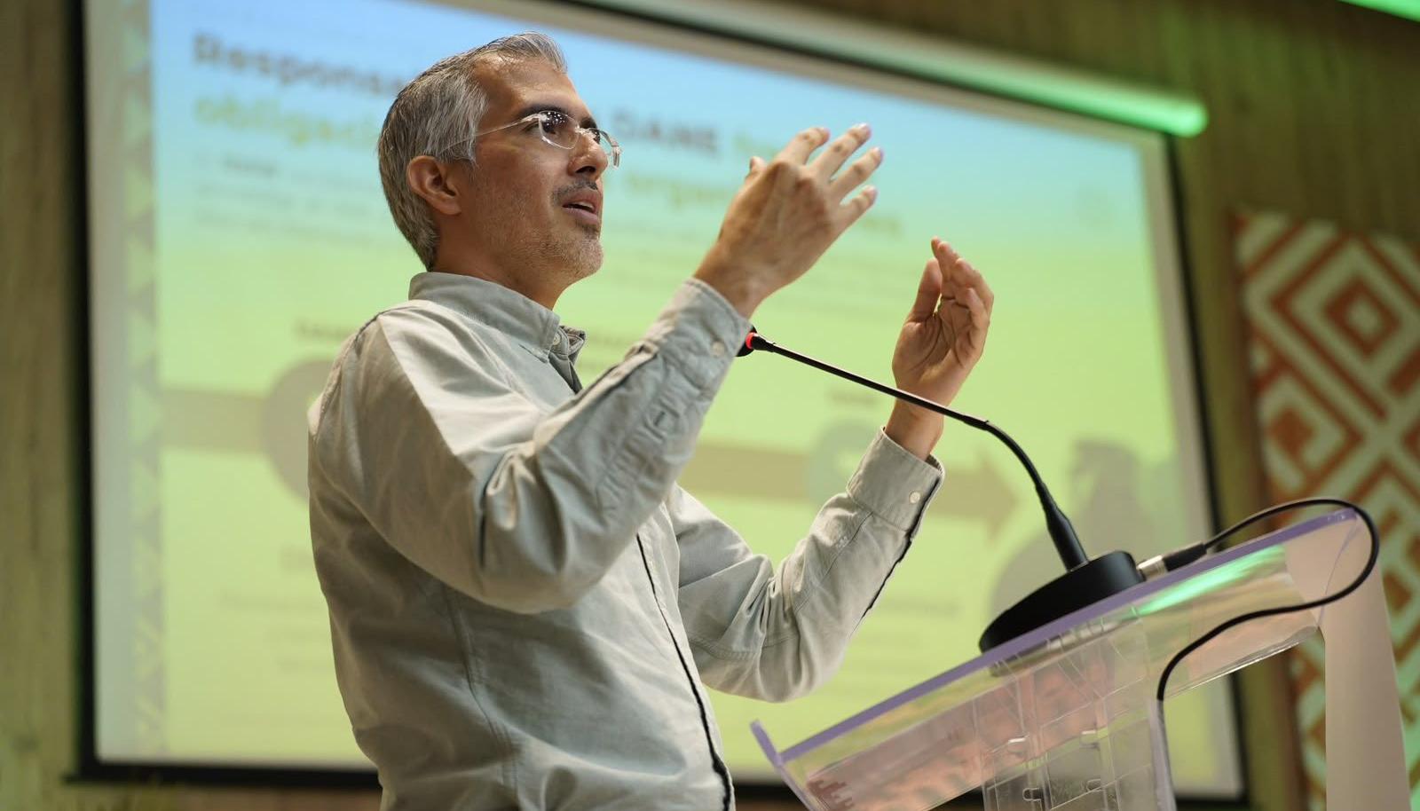 El director del Dane, Juan Manuel Alvarado Nivia.