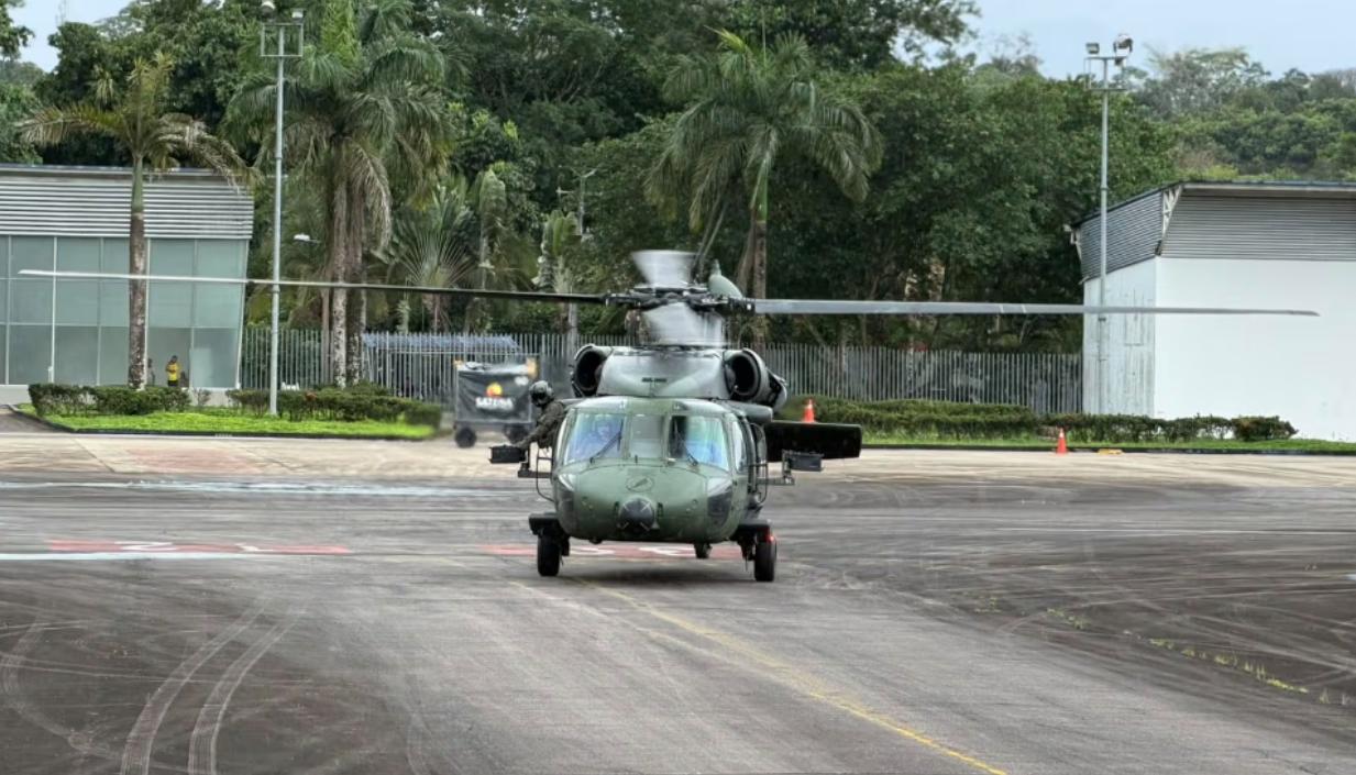 Imagen referencia de un helicóptero Black Hawk. 