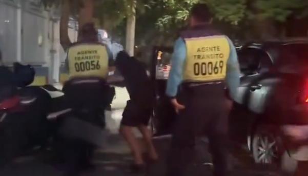 Momento de la agresión.