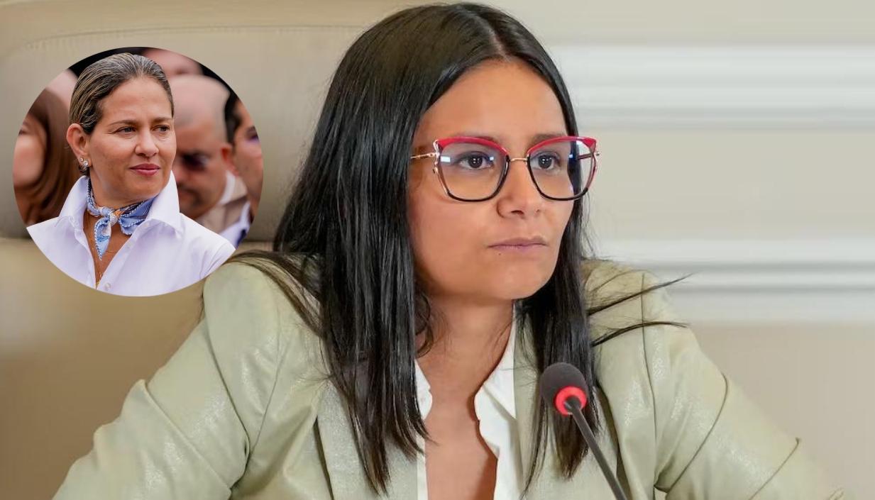 La exprimera dama Verónica Alcocer y la exdirectora del Dapre, Angie Rodríguez.