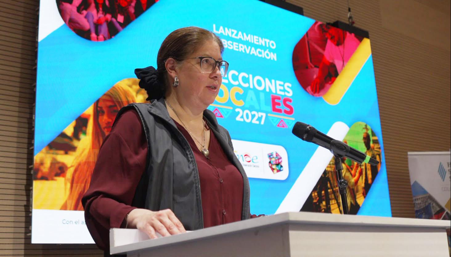 Alejandra Barrios, directora de la MOE.
